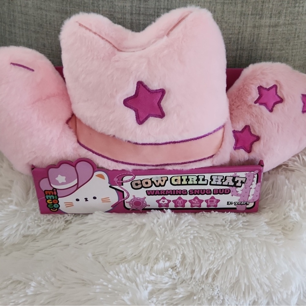 Mimco Pink Cowgirl Hat with Star Design